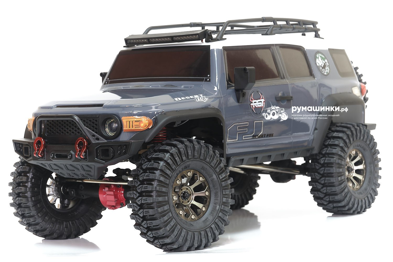 Модель трофи на радиоуправлении RGT Desert Fox Toyota Fj Cruiser 4WD RTR  масштаб 1:10 2.4G EX86120 Купить с доставкой